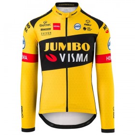 Maillot Cyclisme 2020 Team Jumbo-Visma Manches Longues N001